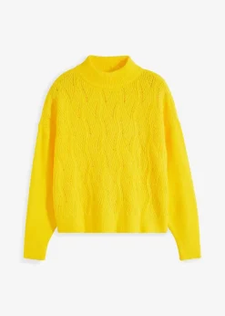 Damen bonprix Bekleidung·Umstandsmode|Bekleidung·Jeans|Oversize Boxy-Pullover mit Struktur