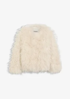 Damen bonprix Bekleidung·Hosen|Jacken & Mäntel|Oversize Fellimitat-Jacke