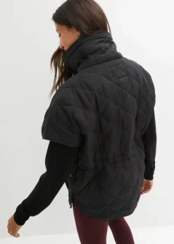 Damen bonprix Bekleidung·Hosen|Jacken & Mäntel|Oversize Funktions-Steppweste, wasserabweisend