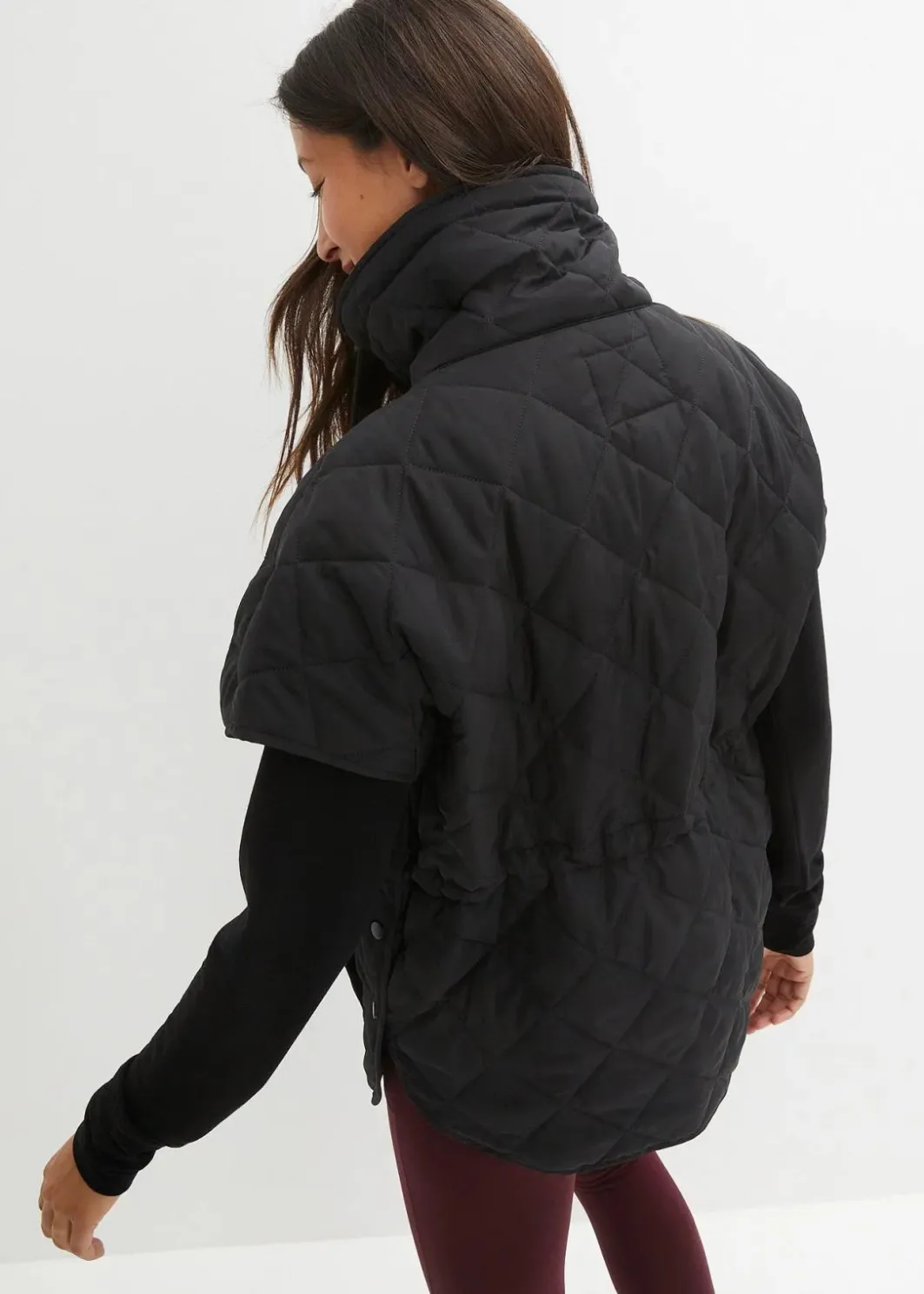 Damen bonprix Bekleidung·Hosen|Jacken & Mäntel|Oversize Funktions-Steppweste, wasserabweisend