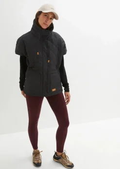 Damen bonprix Bekleidung·Hosen|Jacken & Mäntel|Oversize Funktions-Steppweste, wasserabweisend