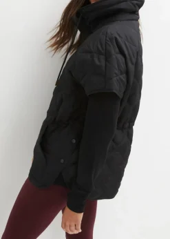 Damen bonprix Bekleidung·Hosen|Jacken & Mäntel|Oversize Funktions-Steppweste, wasserabweisend