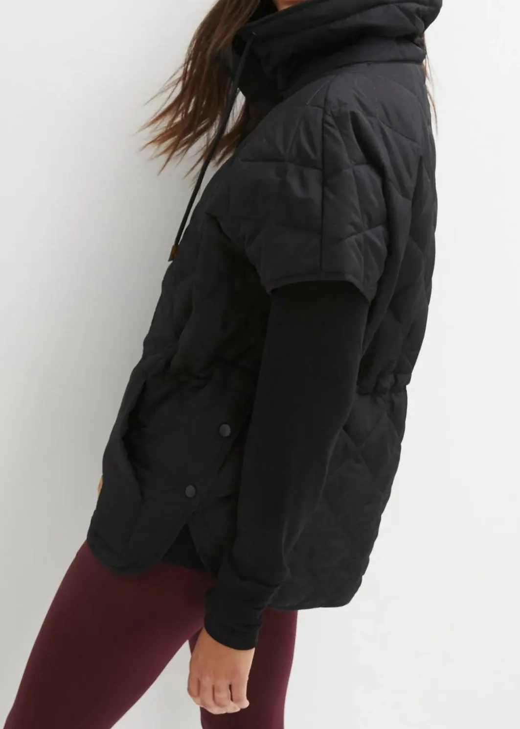 Damen bonprix Bekleidung·Hosen|Jacken & Mäntel|Oversize Funktions-Steppweste, wasserabweisend