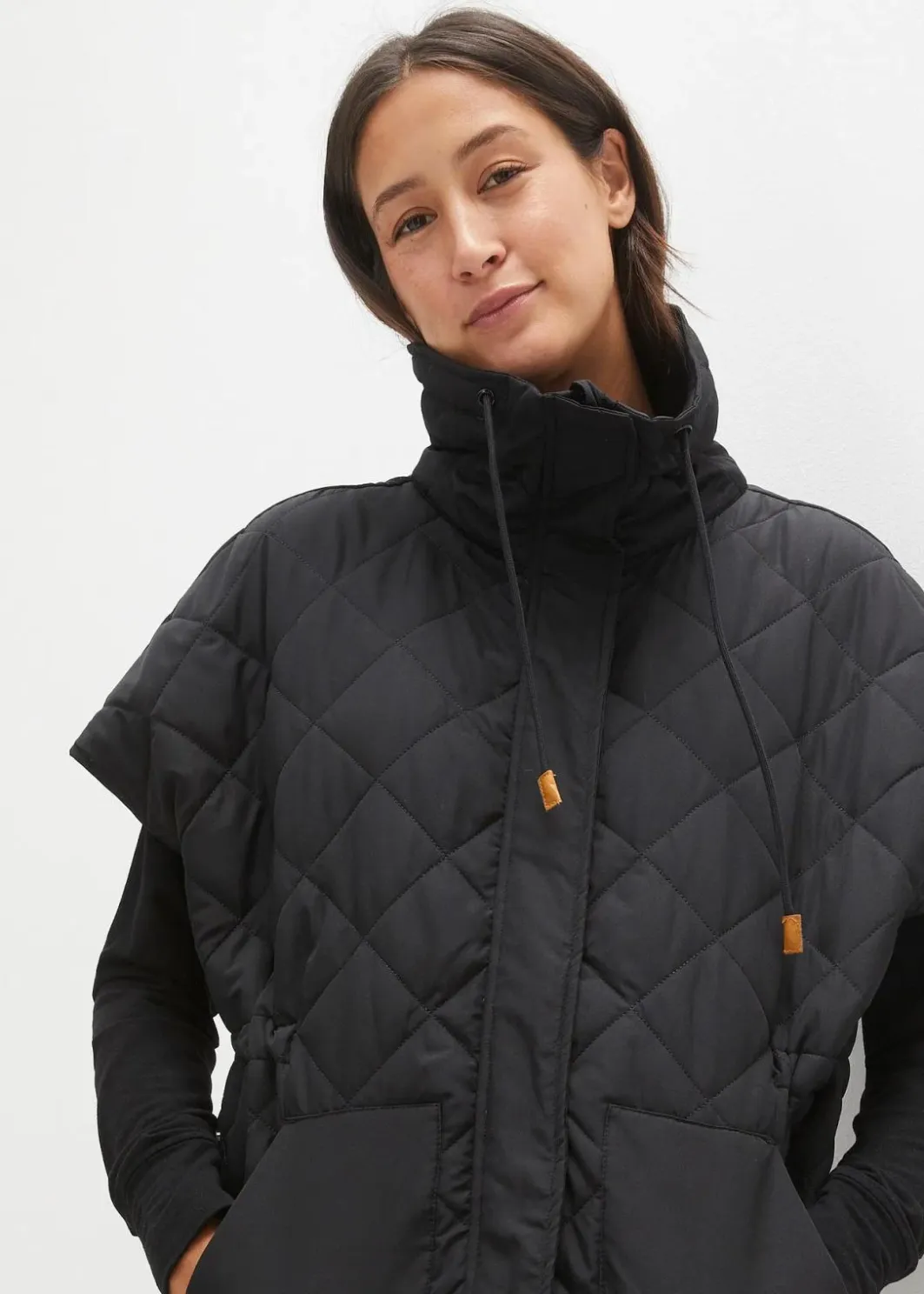 Damen bonprix Bekleidung·Hosen|Jacken & Mäntel|Oversize Funktions-Steppweste, wasserabweisend