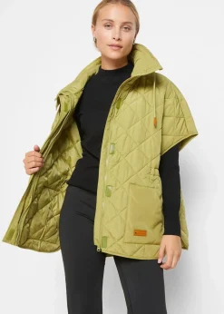 Sale Oversize Funktions-Steppweste, wasserabweisend Damen Nachhaltigere Materialien|Jacken & Mäntel