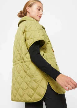 Sale Oversize Funktions-Steppweste, wasserabweisend Damen Nachhaltigere Materialien|Jacken & Mäntel