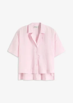 Damen bonprix Nachhaltigere Materialien|Blusen & Tuniken|Oversize Hemdbluse