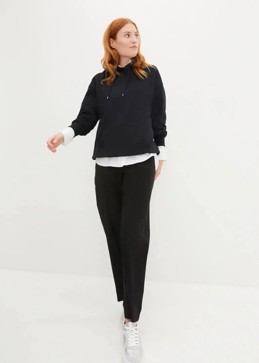 Outlet Oversize Hoodie Damen Sweat|Basics