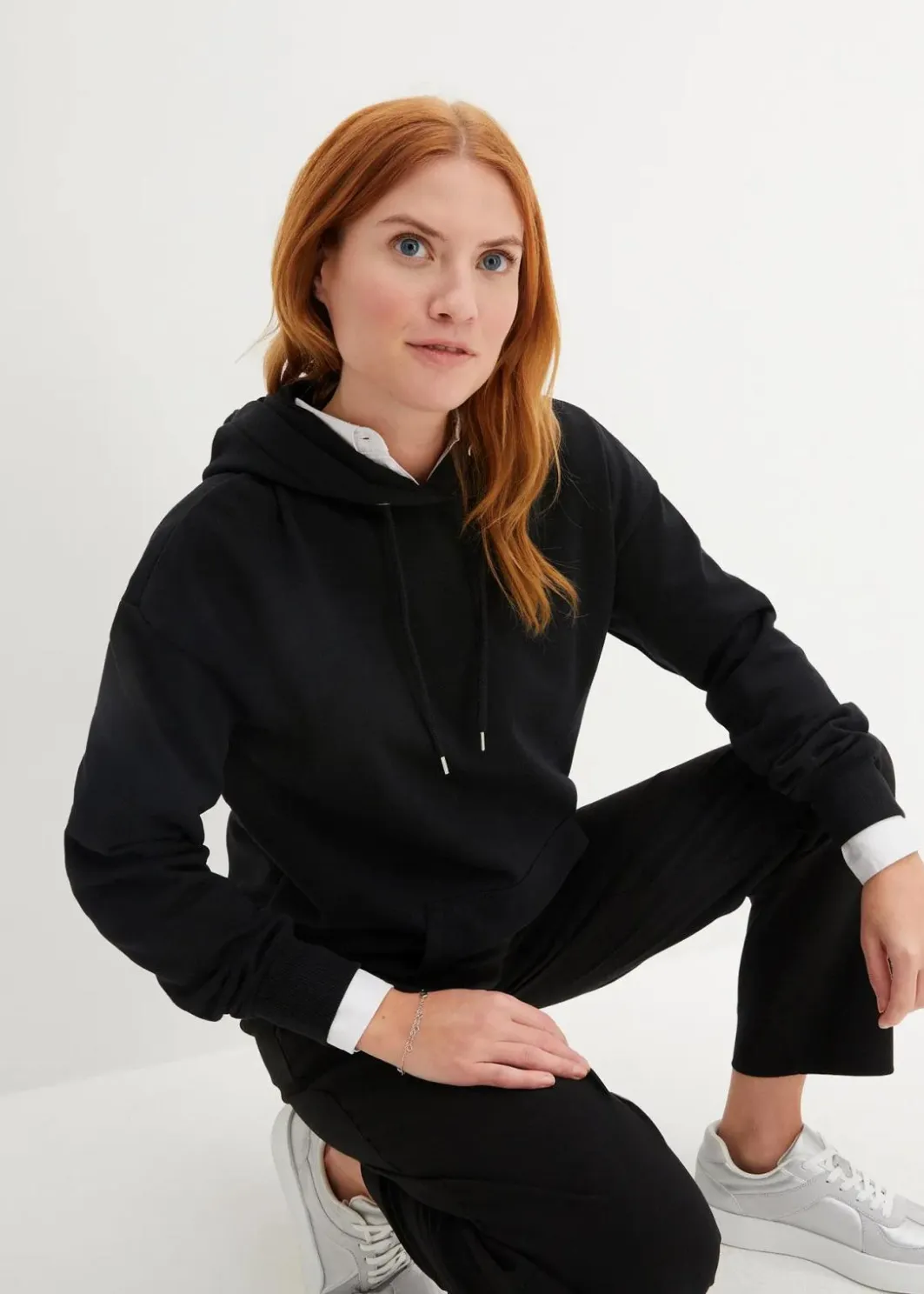 Outlet Oversize Hoodie Damen Sweat|Basics