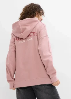 Hot Oversize Hoodie aus reiner Bio-Baumwolle Damen Bekleidung·Blusen & Tuniken|Sweat
