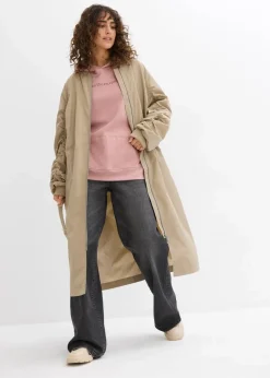 Hot Oversize Hoodie aus reiner Bio-Baumwolle Damen Bekleidung·Blusen & Tuniken|Sweat