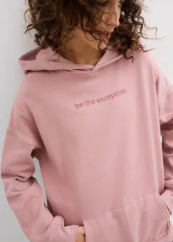 Hot Oversize Hoodie aus reiner Bio-Baumwolle Damen Bekleidung·Blusen & Tuniken|Sweat