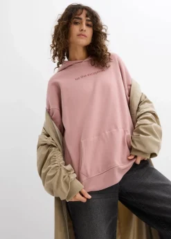 Hot Oversize Hoodie aus reiner Bio-Baumwolle Damen Bekleidung·Blusen & Tuniken|Sweat