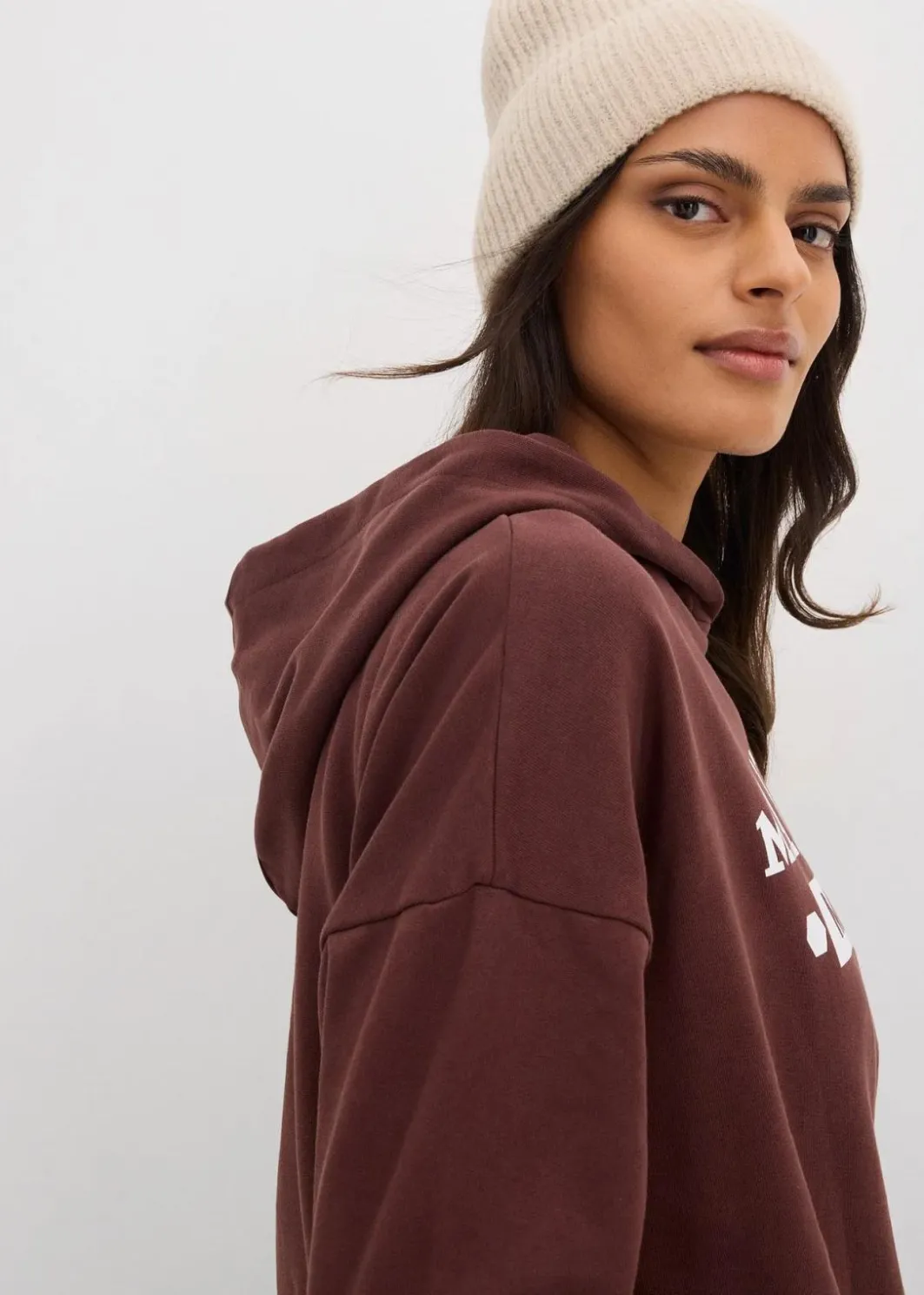 Discount Oversize Hoodie aus reiner Baumwolle Damen Bekleidung·Blusen & Tuniken|Sweat