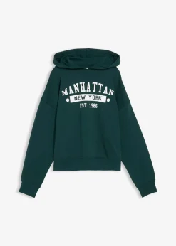 Damen bonprix Sweat|Bekleidung·Blusen & Tuniken|Oversize Hoodie aus reiner Baumwolle