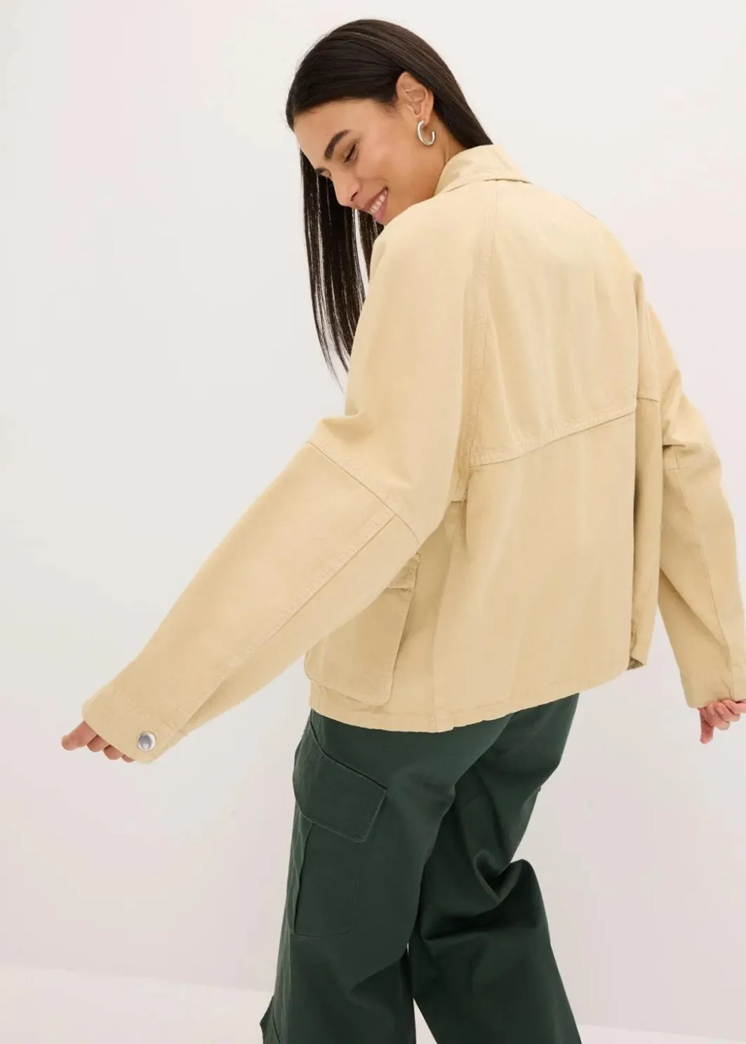 Damen bonprix Bekleidung·Hosen|Jacken & Mäntel|Oversize Jacke