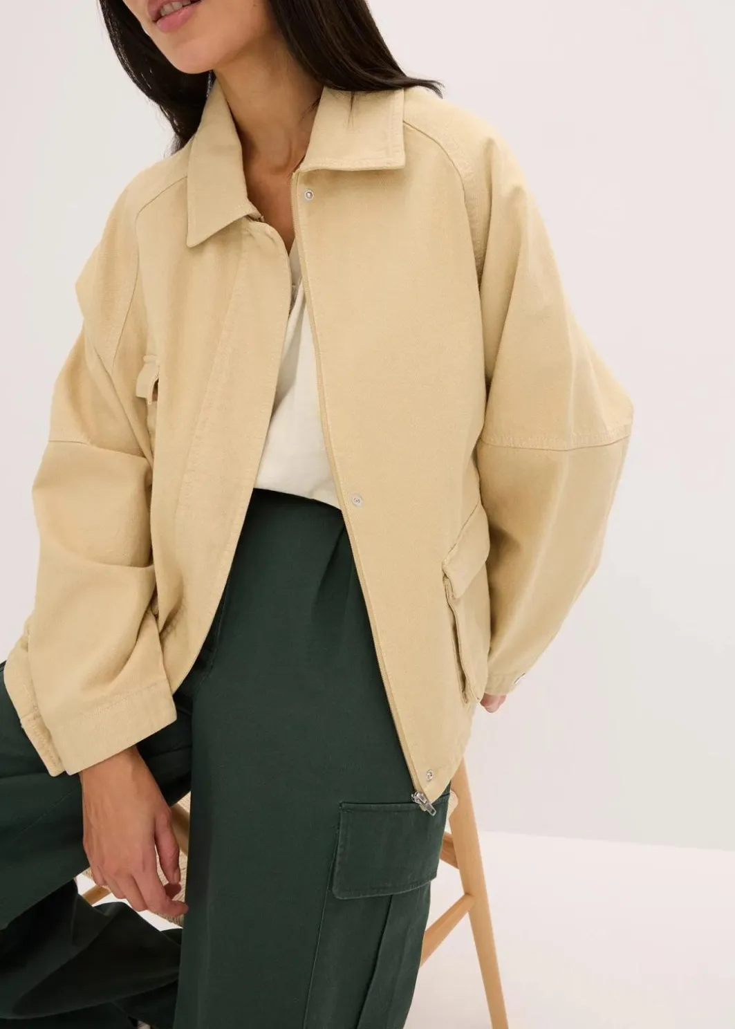 Damen bonprix Bekleidung·Hosen|Jacken & Mäntel|Oversize Jacke