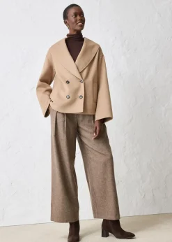 Damen bonprix Bekleidung·Hosen|Jacken & Mäntel|Oversize Jacke aus weichem Woll-Mix