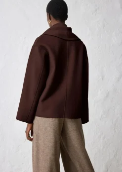 Hot Oversize Jacke aus weichem Woll-Mix Damen Premium|Jacken & Mäntel