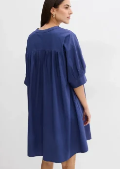 Damen bonprix Kleider|Bekleidung·Pullover & Strickjacken|Oversize Kaftan-Kleid aus reiner Bio-Baumwolle
