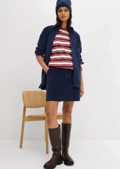 Damen bonprix Shirts & Tops|Oversize Langarmshirt aus reiner Baumwolle
