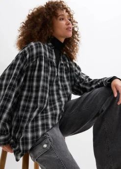 Damen bonprix Bekleidung·Jacken & Mäntel|Oversize Longbluse