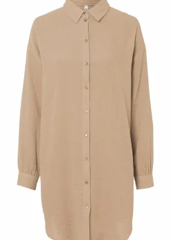 Damen bonprix Bekleidung·Jacken & Mäntel|Blusen & Tuniken|Oversize Musselin-Longbluse