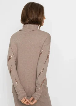 Damen bonprix Pullover & Strickjacken|Strickmode|Oversize Pullover aus softem Viskose-Mix