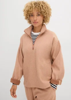 Damen bonprix Bekleidung·Blusen & Tuniken|Zweiteiler & Sets|Oversize Pullover in Wolloptik