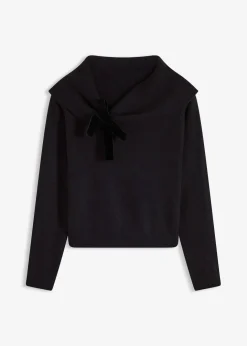 Damen bonprix Pullover & Strickjacken|Strickmode|Oversize Pullover mit Camrenausschnitt