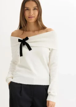 Damen bonprix Bekleidung·Umstandsmode|Bekleidung·Jeans|Oversize Pullover mit Camrenausschnitt