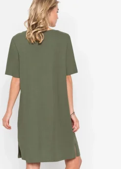 Online Oversize- Shirtkleid Damen Kleider|Basics