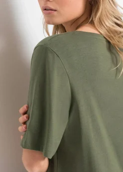 Online Oversize- Shirtkleid Damen Kleider|Basics