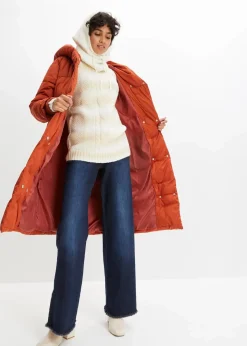 Damen bonprix Jacken & Mäntel|Nachhaltigere Materialien|Oversize Steppmantel