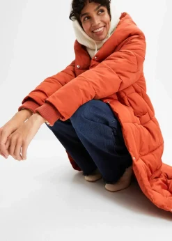 Damen bonprix Jacken & Mäntel|Nachhaltigere Materialien|Oversize Steppmantel