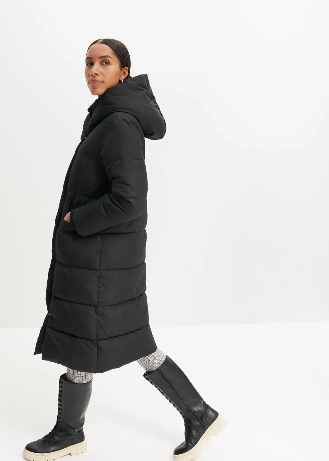 Clearance Oversize Steppmantel Damen Bekleidung·Hosen|Nachhaltigere Materialien