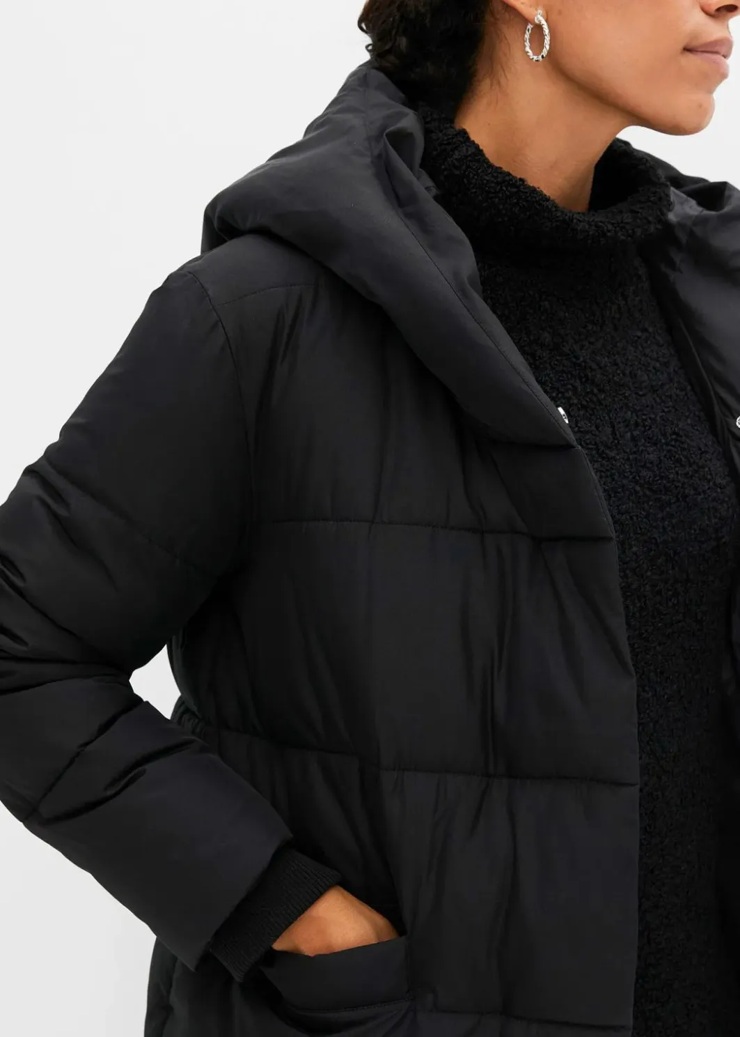 Clearance Oversize Steppmantel Damen Bekleidung·Hosen|Nachhaltigere Materialien