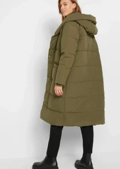 Damen bonprix Jacken & Mäntel|Nachhaltigere Materialien|Oversize Steppmantel