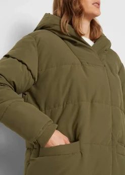 Damen bonprix Jacken & Mäntel|Nachhaltigere Materialien|Oversize Steppmantel