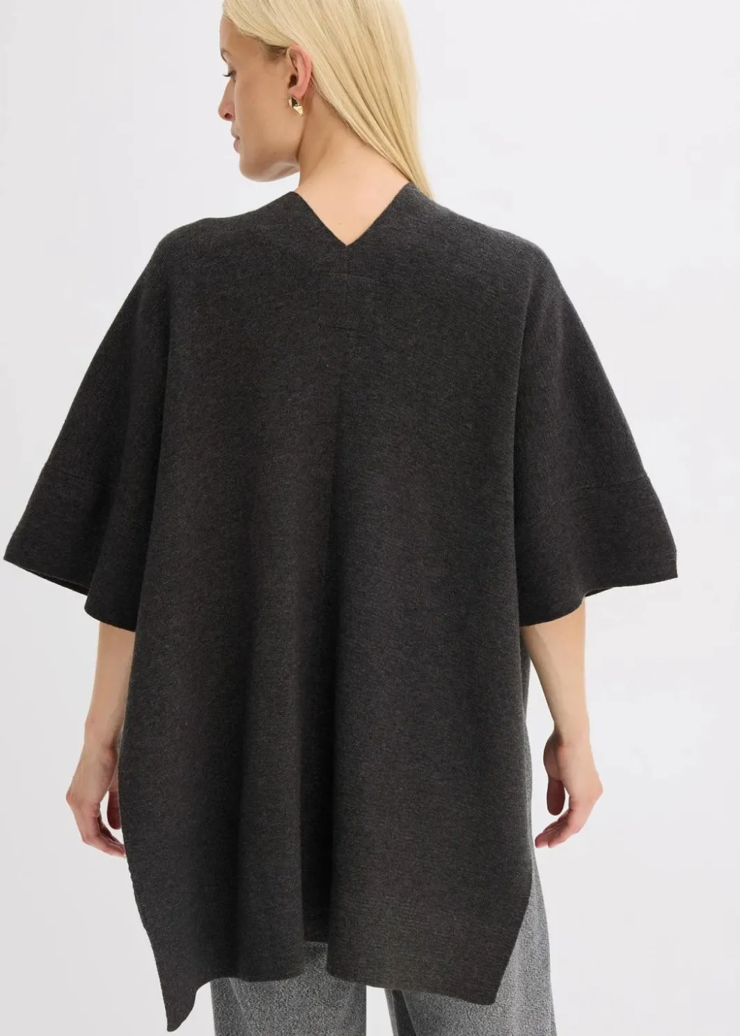 Damen bonprix Jacken & Mäntel|Bekleidung·Hosen|Oversize Strick-Cape