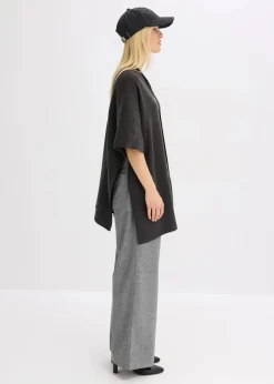Damen bonprix Jacken & Mäntel|Bekleidung·Hosen|Oversize Strick-Cape