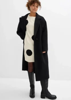Discount Oversize Strickkleid mit Punkten Damen Bekleidung·Umstandsmode|Strickmode