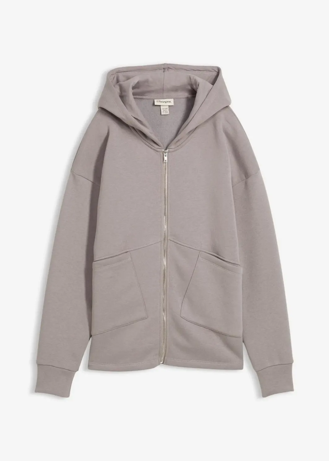 Damen bonprix Nachhaltigere Materialien|Sweat|Oversize Sweatjacke