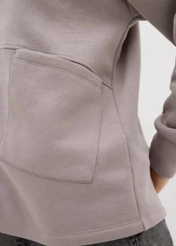 Damen bonprix Nachhaltigere Materialien|Sweat|Oversize Sweatjacke