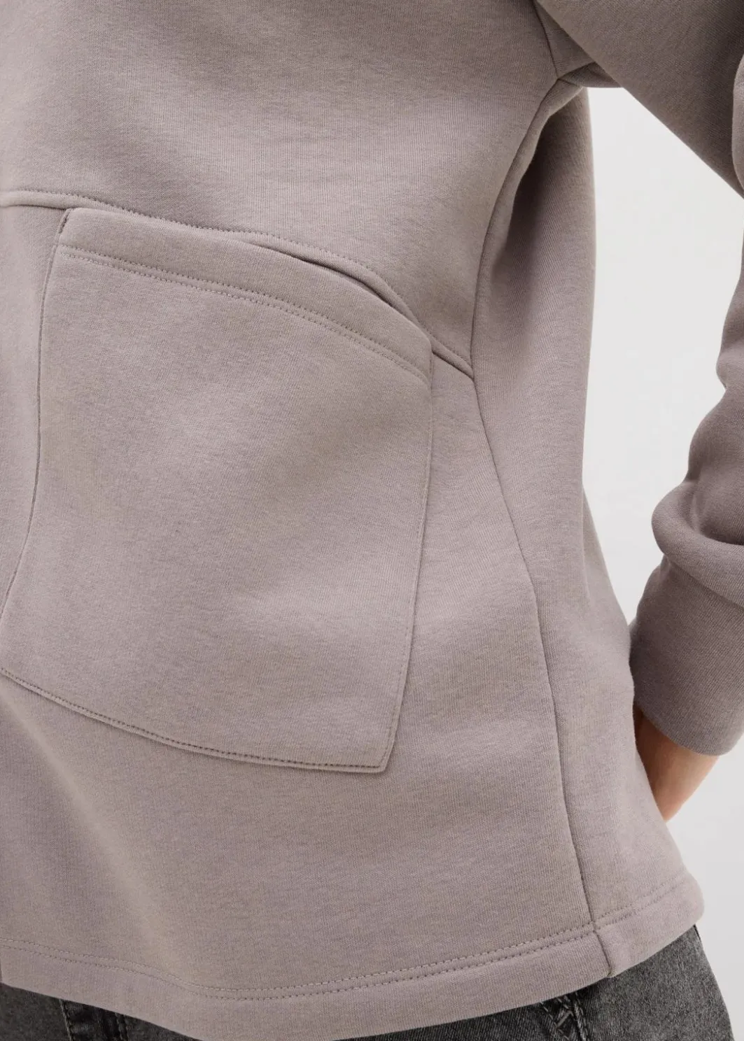 Damen bonprix Nachhaltigere Materialien|Sweat|Oversize Sweatjacke