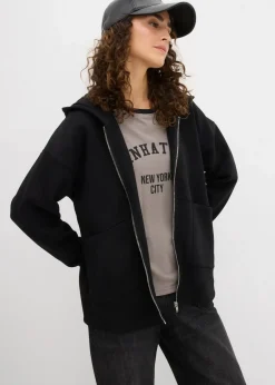 New Oversize Sweatjacke Damen Nachhaltigere Materialien|Sweat