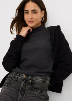 Outlet Oversize Sweatjacke Damen Bekleidung·Röcke|Bekleidung·Blusen & Tuniken
