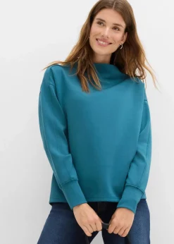 Damen bonprix Bekleidung·Röcke|Bekleidung·Blusen & Tuniken|Oversize Sweatshirt aus weichem Scuba