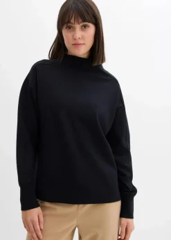 Sale Oversize Sweatshirt aus weichem Scuba Damen Sweat|Basics