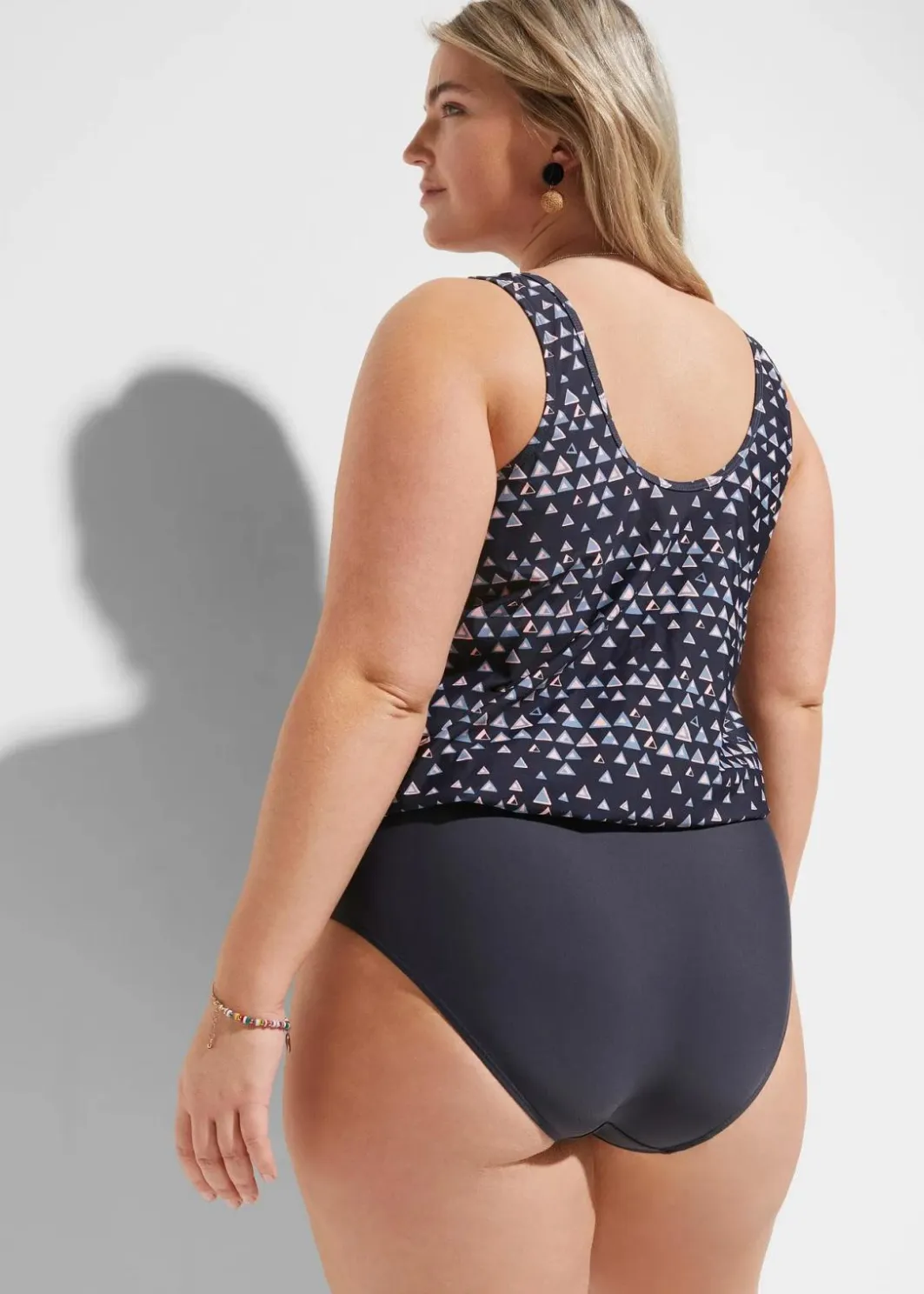 Damen bonprix Nachhaltigere Materialien|Tankinis|Oversize Tankini (2-tlg.Set)